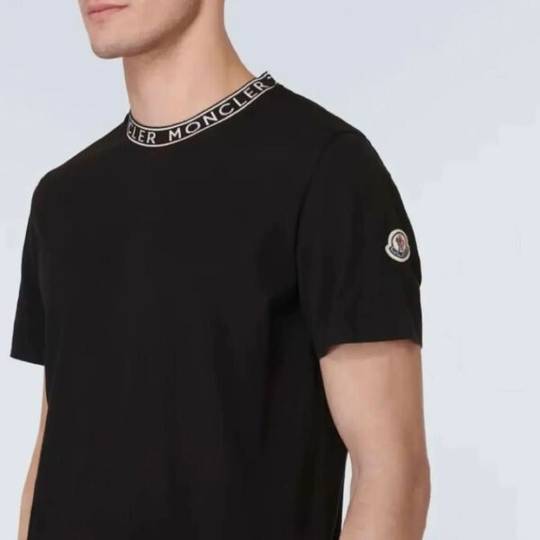 最新2023SS モンクレール MONCLER 半袖 Tシャツ ロゴ リブロゴ レタリングロゴ カットソー トップス XLサイズ