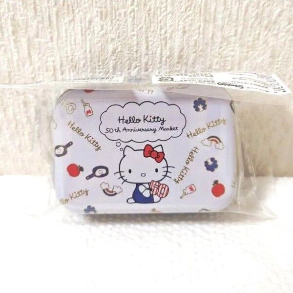 【匿名配送】Hello Kitty 50th Anniversary Market限定ミニ缶【未開封品】