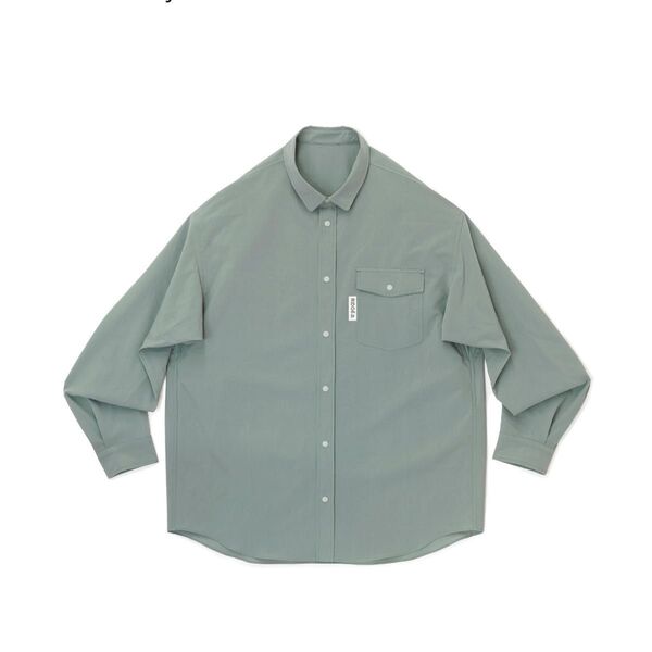 RIDGE MOUNTAIN GEAR Basic Long Sleeve Shirt sagegreen Woman Mサイズ