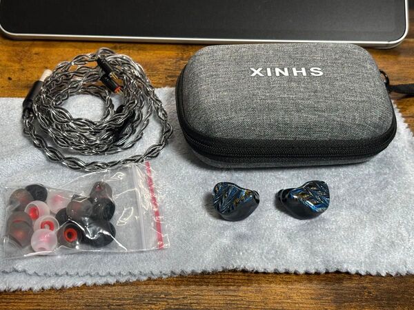 【中古】Xinhs HS08 Blue Fairy 4.4mm 2DD+2BA 中華イヤホン 有線イヤホン