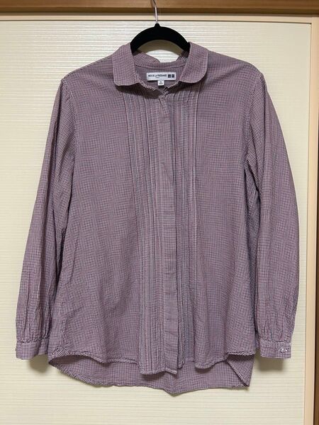 UNIQLO×INES DE LA FRESSANGE ギンガムチェックシャツ