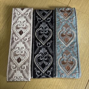 刺繍リボン 3点セット が2m まとめ売り