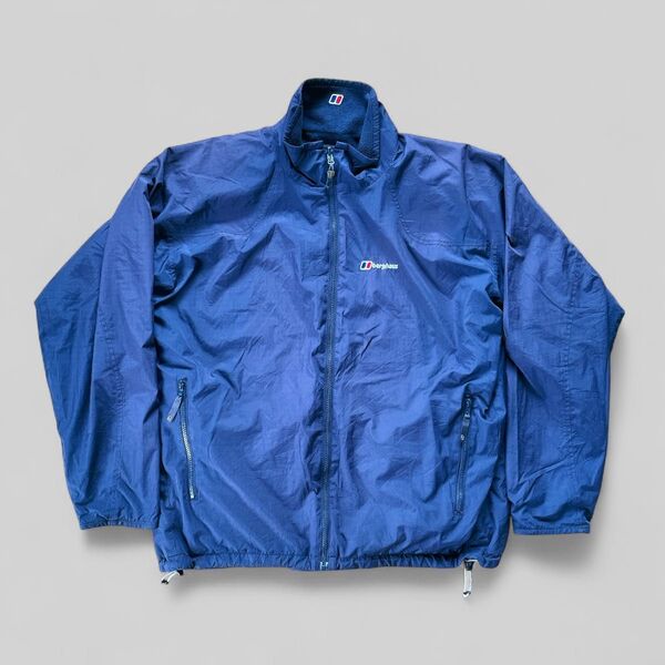 00s Berghaus リバーシブル ブルゾン XL ナイロン×フリース ジャミロクワイ オアシス ウィンドブレーカー
