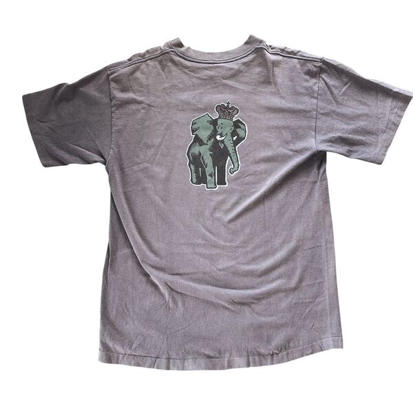 80s 黒タグ STUSSY ステューシー USA製 キングエレファント Tシャツ Lサイズ 像 ゾウ