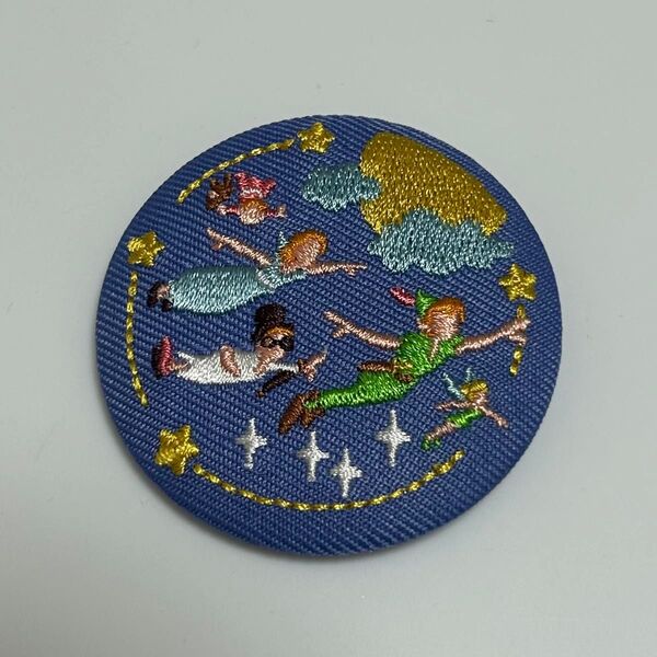 ディズニー 刺繍缶バッジ ピーターパン