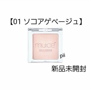 【新品未開封】ミュアイス muice スポットメンテパウダー【01 ソコアゲベージュ】