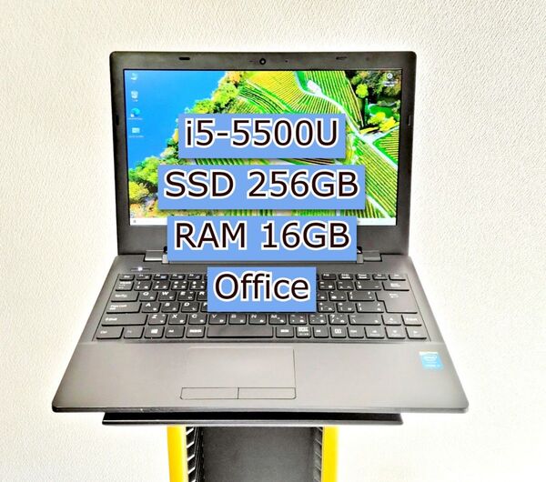 i7-5500U/SSD256GB/メモリ16GB/AC付