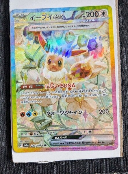 イーブイex SAR テラスタルフェス ポケモンカードハイクラスパック