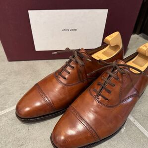リジェクト品 JOHN LOBB ジョンロブ PHILIPII フィリップ2 5.5EE ブラウン
