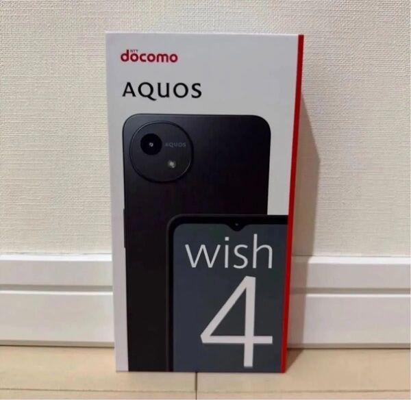 SHARP AQUOS wish4 SH-52E 本体 SIMフリー ドコモ版 ブラック