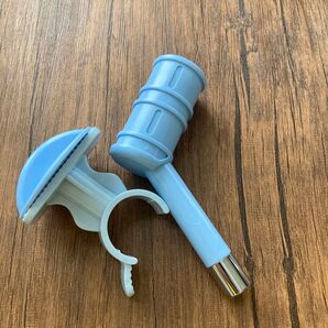 犬用給水ボトル ケージ取付ホルダーセット ブルー 未使用に近い