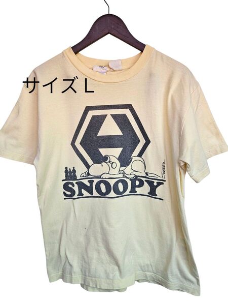 スヌーピー プリントTシャツ Lサイズ 羞恥心コラボ