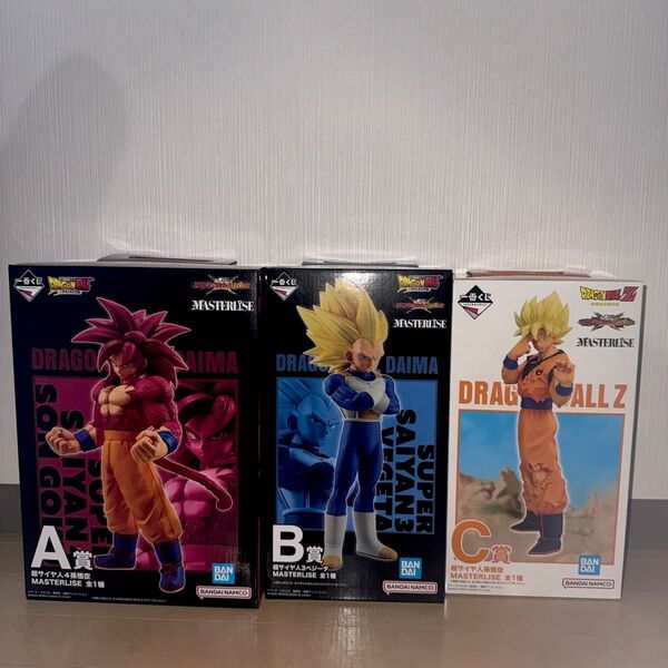 一番くじ ドラゴンボール VSオムニバスCROSS A賞 B賞 C賞 超サイヤ人4孫悟空 超サイヤ人3ベジータ 超サイヤ人孫悟空
