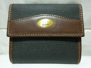 Dunhill dunhill change purse . coin case FD8000B check liner new goods!!
