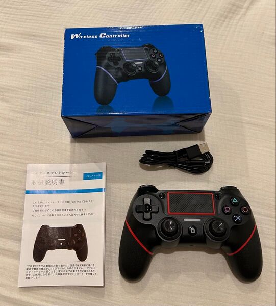 【在庫処分】PS4 プレステ4 コントローラー 赤 青 ゲームコントローラー PlayStation4 コントローラー