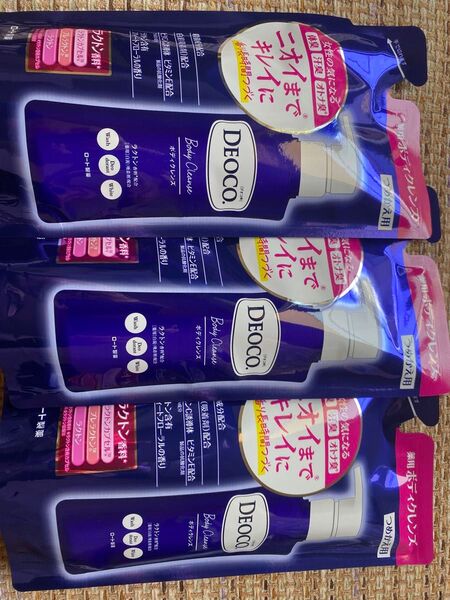 デオコ DEOCO 薬用ボディクレンズ つめかえ用 250ml3個セット