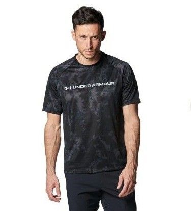 アンダーアーマー(UNDER ARMOUR)(メンズ)テック ABCカモ 半袖Tシャツ XLサイズ 1361698 001