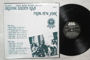 ＬＰ VA. ORIGINAL GOLDEN R&B FROM NEWYORK Vol.2　Donald height,Charlers Hodges,Bobby Harris (GOLD BLEND RECORD GB4502)　