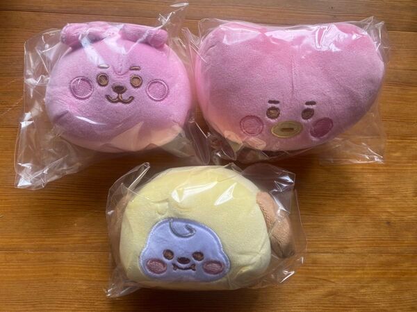 BT21 BABY もっちんもっちん COOKY&TATA&CHIMMY 3点セット