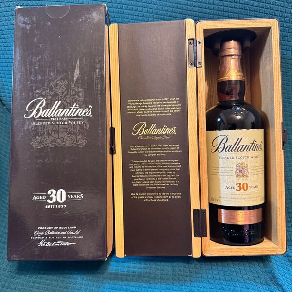 バランタイン30年 ベリーレア 旧ボトル Ballantine’s 箱付き