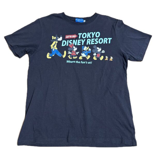 ディズニーリゾート 半袖 Tシャツ M ミッキー ミニー ドナルド
