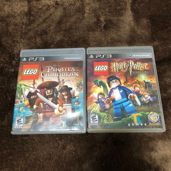 PS3海外版ソフト2本セット LEGO Harry Potter YEARS5-7 LEGO ディズニー パイレーツカリビアン