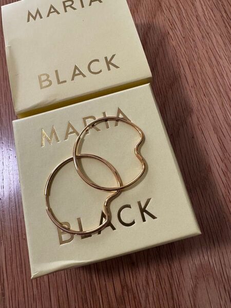 MARIA BLACK マリアブラック フープ ピアスCopenhagen 35 ゴールド