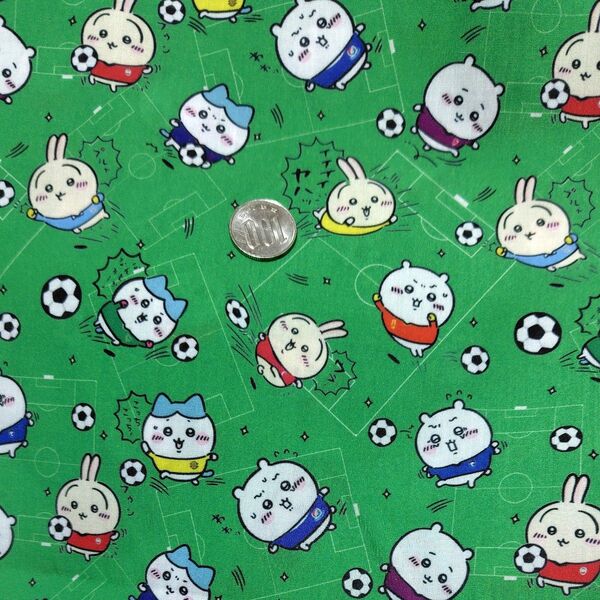ちいかわ生地 サッカー70×50cm
