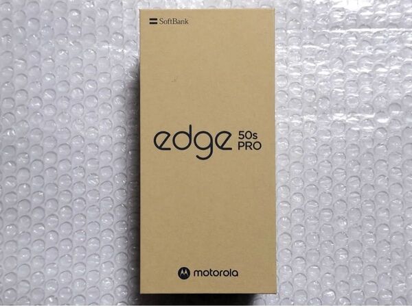 【新品】motorola edge 50s pro SoftBank版ブラック