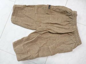  Burberry beige ko-teroi material pants 80