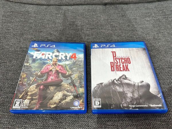 PS4 ソフト セット ファークライ4・サイコブレイク