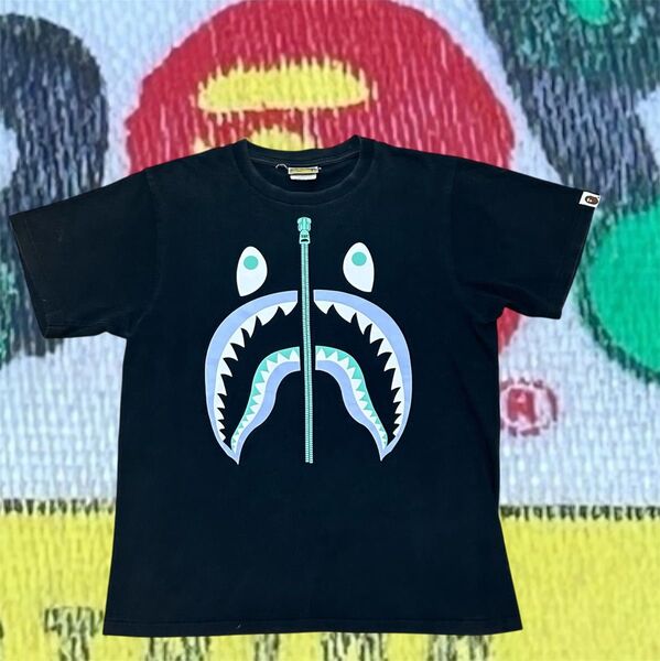 A BATHING APE エイプ シャークTシャツ bape ベイプ