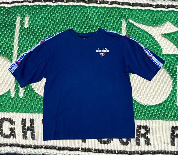 80s-90s DIADRA ロゴTシャツ ディアドラ イタリア製 made in ITALY