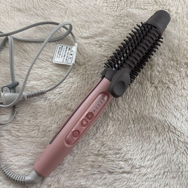 マイナスイオン 2WAYブラシヘアーアイロン 32mm TB553A-P (メルティピンク)