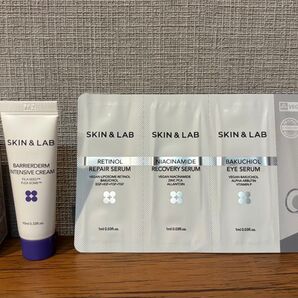 【新品・未開封・お試し品】〈SKIN&LAB〉スキンケアセット(グルタチオントナー・クリーム・セラム3種)※値下げ不可※