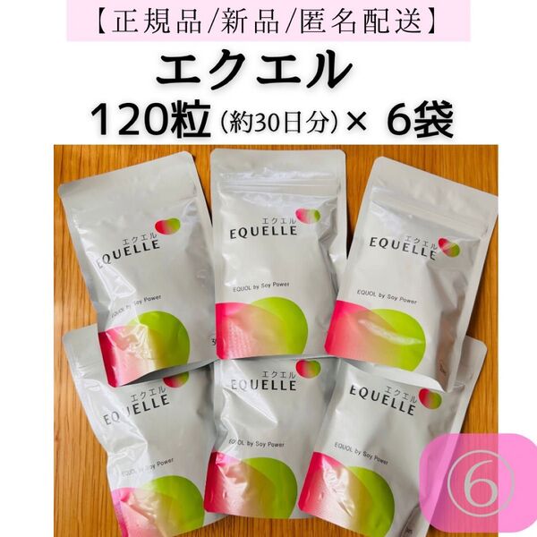 【正規品】大塚製薬 エクエル パウチ 120粒入り(約30日分)×6袋セット エクオール