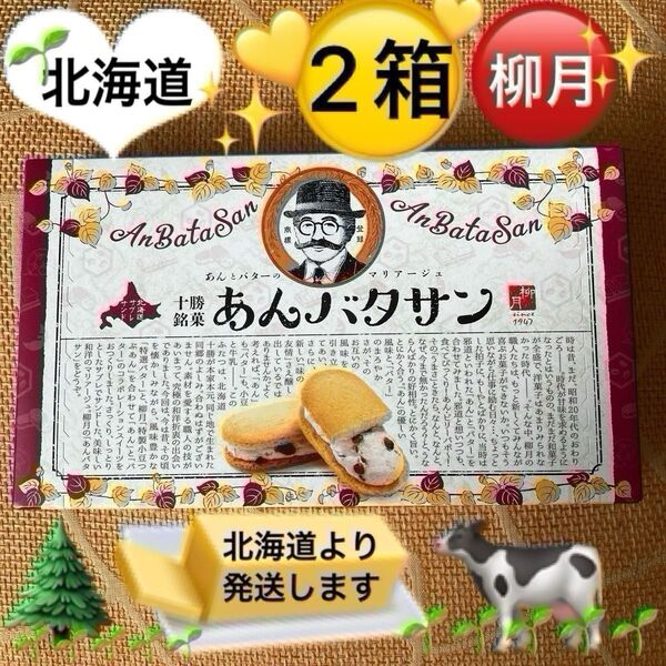 柳月あんバタサン あんバタークリームサンドクッキー★北海道十勝銘菓