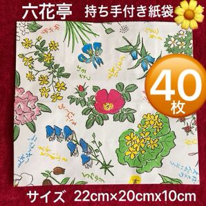 ★新品★六花亭紙袋ショップ袋ショッパー●サイズ●22cm×20cmx10cm