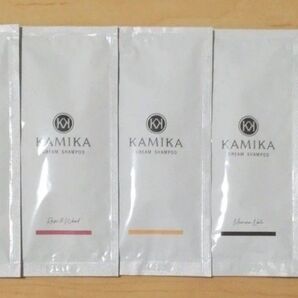 カミカ KAMIKA/クリームシャンプー/お試し25g×5種/MG.RW.SO.MN.BJ/ヘアケア/旅行にも