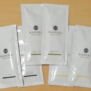 カミカ KAMIKA/クリームシャンプー/お試し3種/マグノリアガーデン他/25g×6包/ヘアケア/ダメージケア/旅行にも