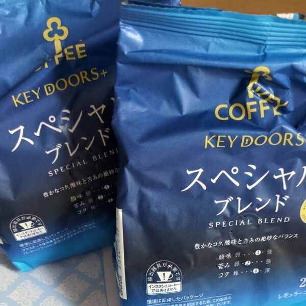 キーコーヒー KEY DOORS+ スペシャルブレンド(FP) 250g2袋