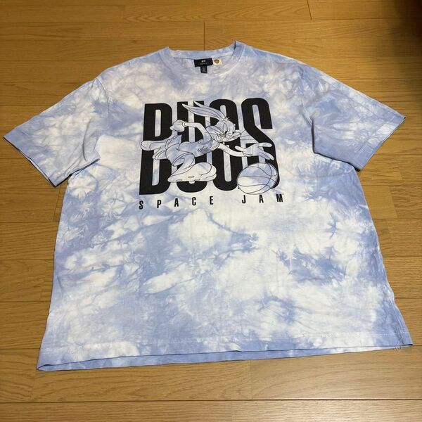 H&M スペースジャム Tシャツ タイダイ柄 Mサイズ ルーニーテューンズ