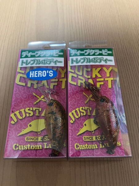 ラッキークラフト ディープクラピーオリカラ2個セット①