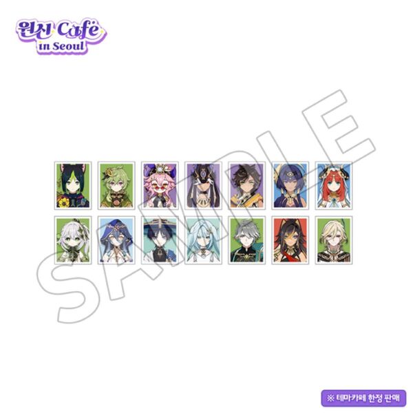 原神 韓国ソウルカフェ スメールカフェシリーズ 証明写真 セット 全種類