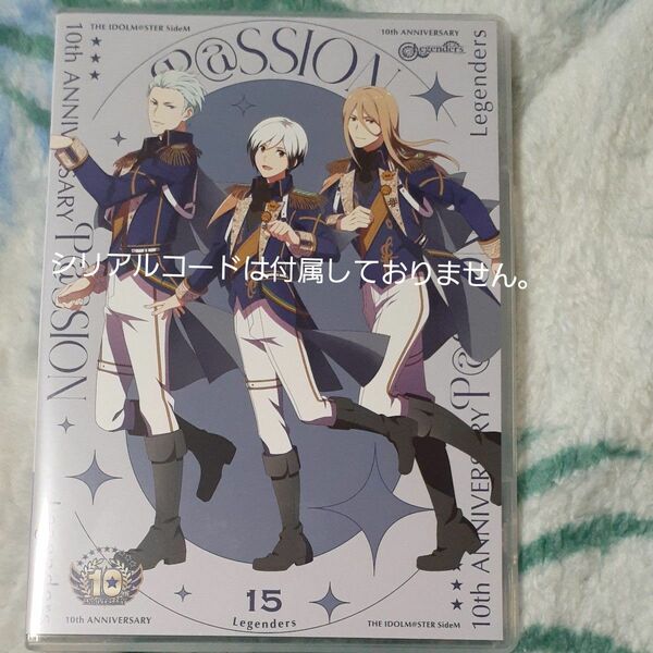THE IDOLM@STER SideM 10th ANNIVERSARY P @SSION 15 Legenders CD
