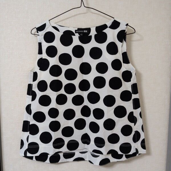 【未使用】UNIQLO×marimekko ドット柄ノースリーブ