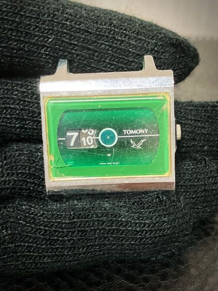 セイコー トモニー 5018-502A 手巻 メンズ 腕時計 アナデジ 訳アリ