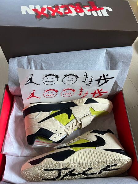 最安値!新品未着用!NIKE Travis Scott Nike CJ1 T-Rexx 28.0cm SNKS当選!国内正規品!