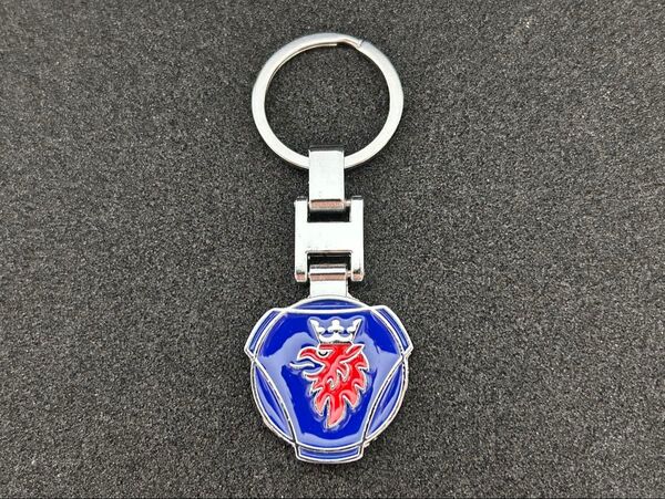 スカニア キーホルダー キーリング シングルリング SCANIA エンブレム
