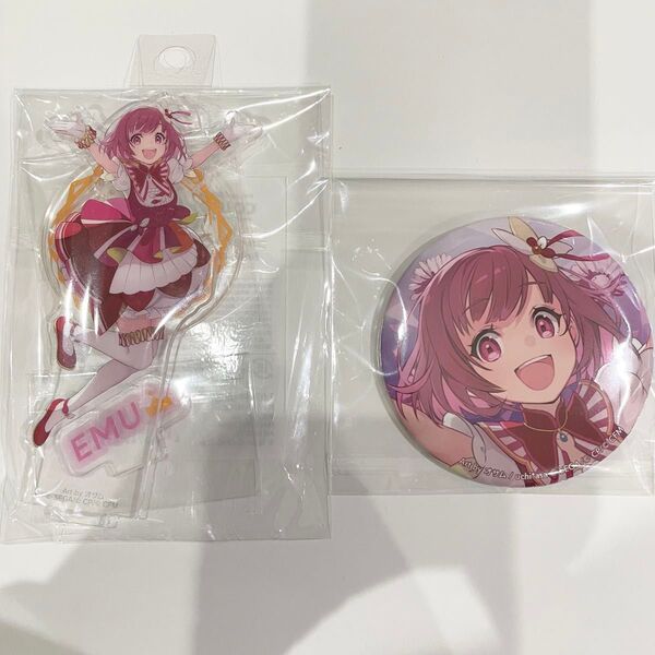 プロセカ コネライ 鳳えむ アクスタ 缶バッジ